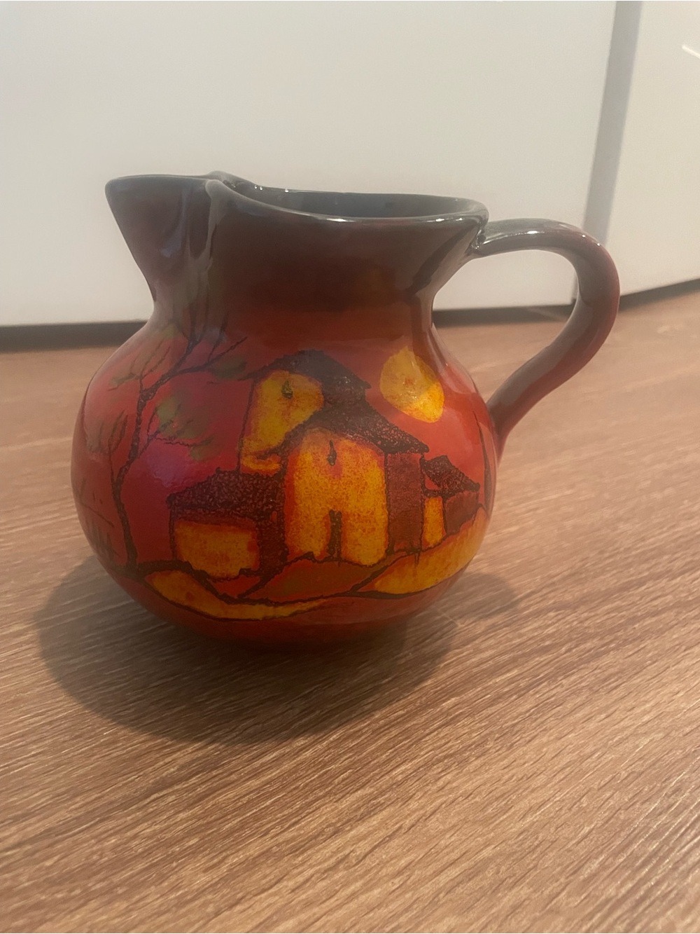 Quests Maiolica Verzolini -Ceramic Pitcher